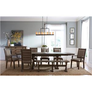 Kincaid Furniture Foundry Formal Dining Room Group