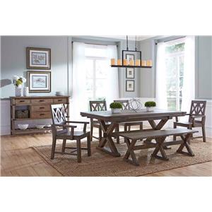 Kincaid Furniture Foundry Formal Dining Room Group