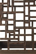 Metal Accents and Geometric Patterns Offer Textural Interest