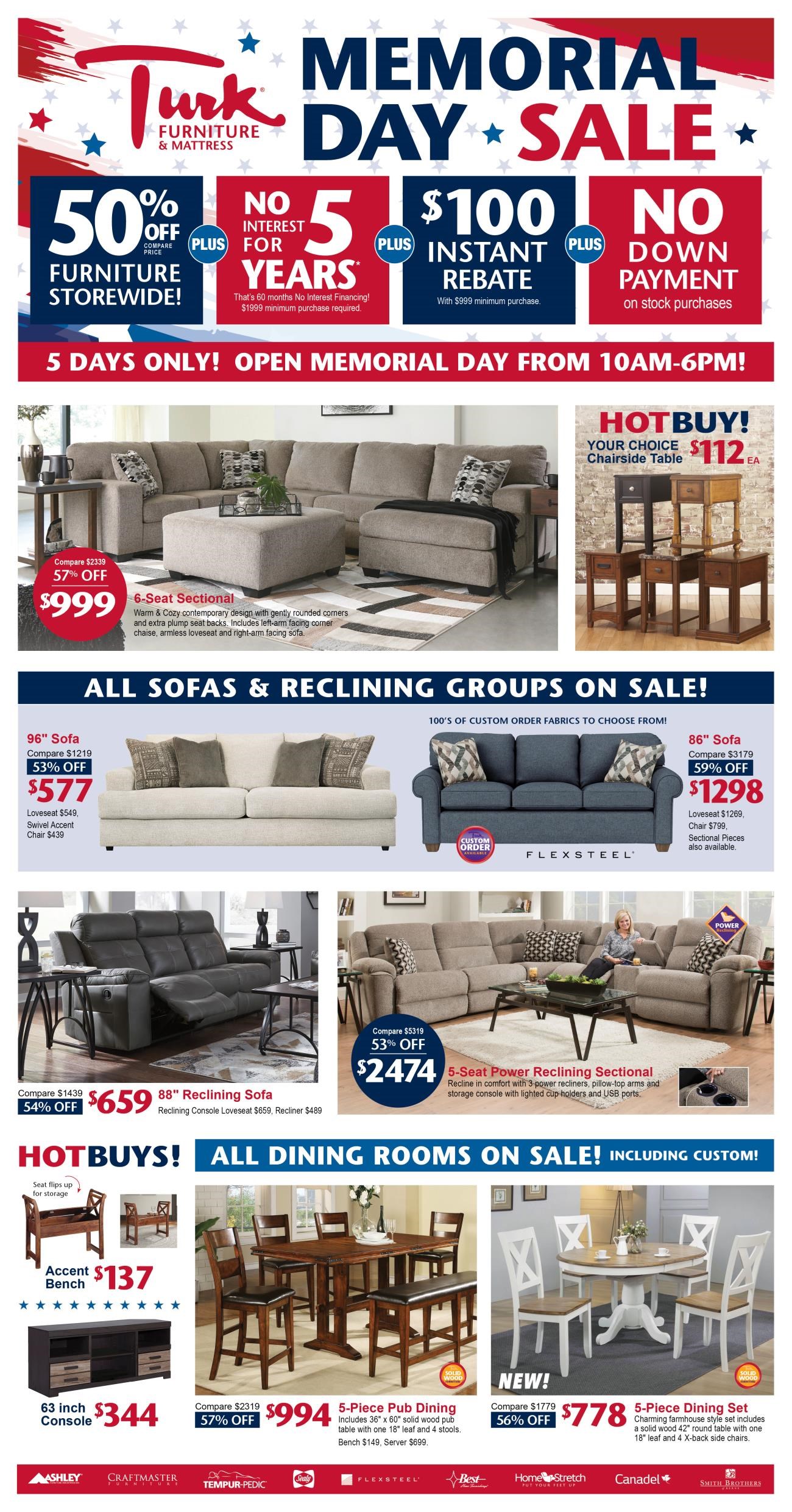 Turk Furniture Current Furniture Promotions Joliet, La Salle