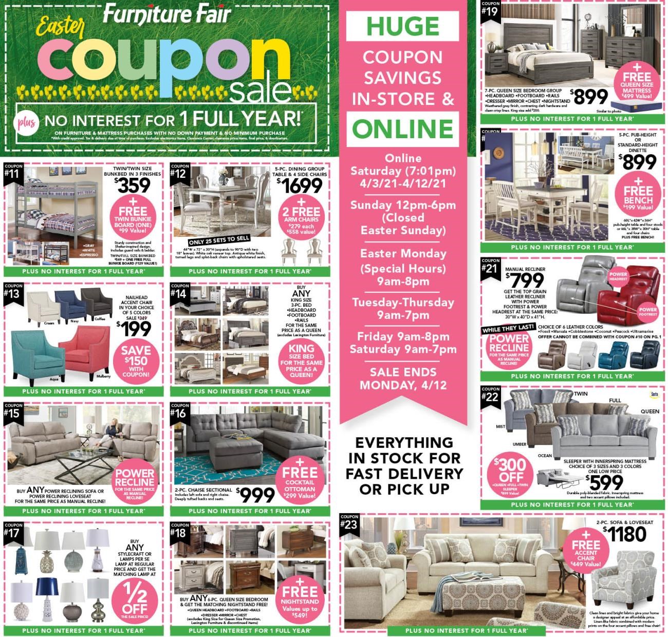 Furniture Fair North Carolina Current Furniture Promotions