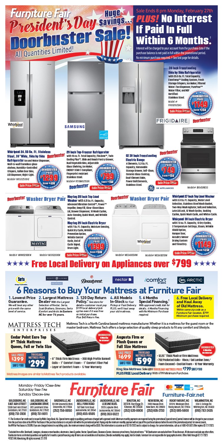 Furniture Fair North Carolina Current Furniture Promotions