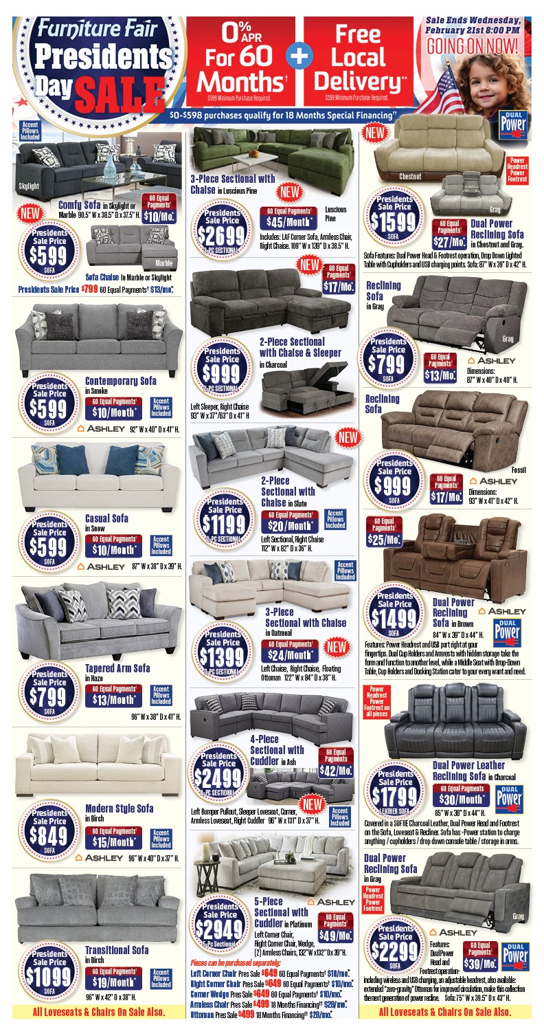 Furniture Fair North Carolina Current Furniture Promotions