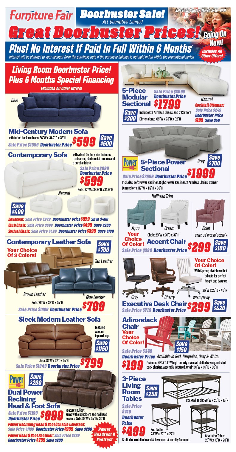 Furniture Fair North Carolina Current Furniture Promotions