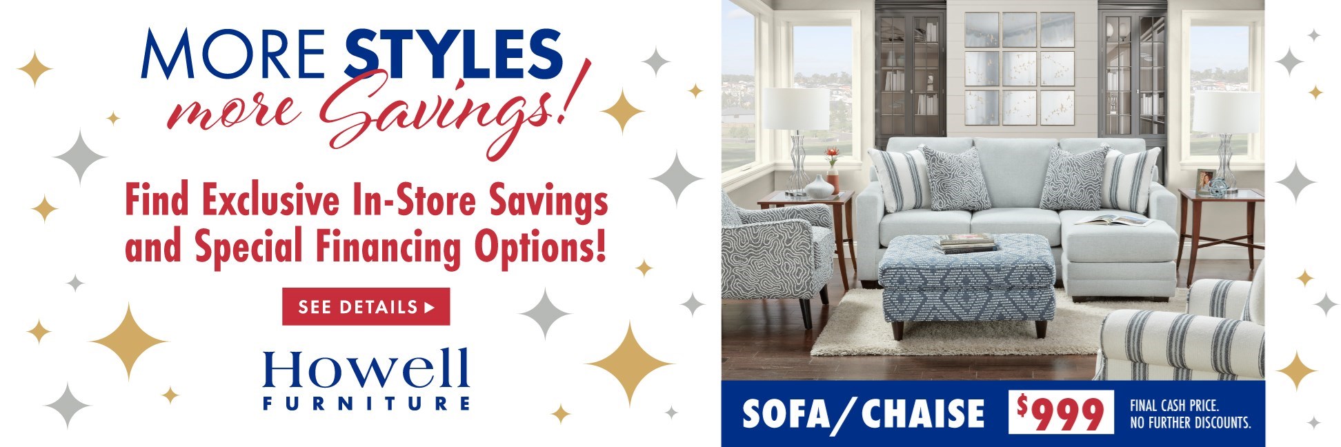 Howell Furniture Beaumont, Port Arthur, Texas, Lake Charles, Louisiana