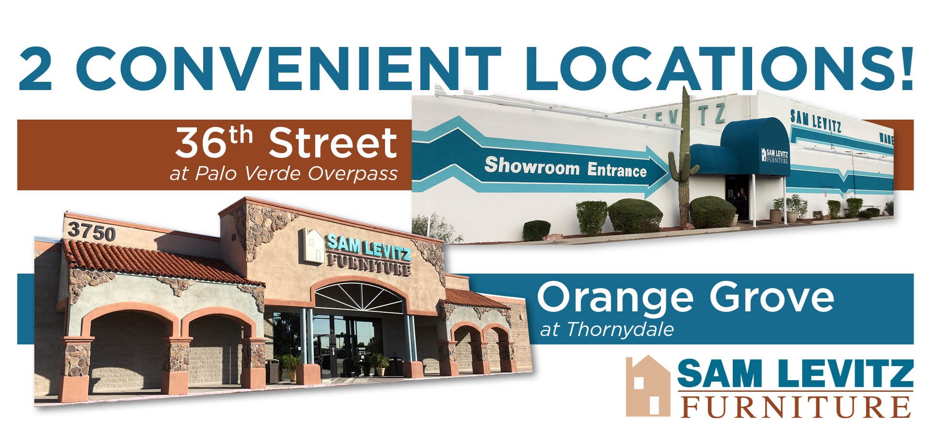 Sam Levitz Furniture Tucson, Oro Valley, Marana, Vail, and Green