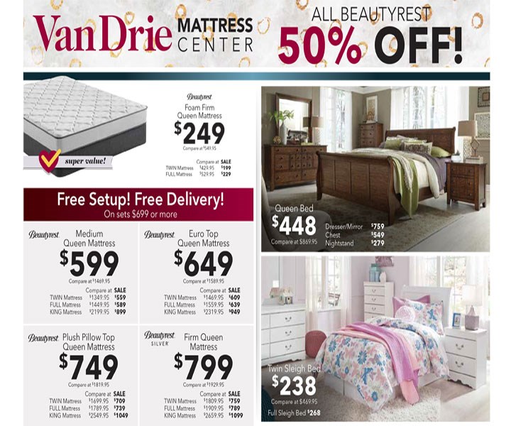 Vandrie Home Furnishings Cadillac Traverse City Rapids Living Room Mattress Liance Flooring