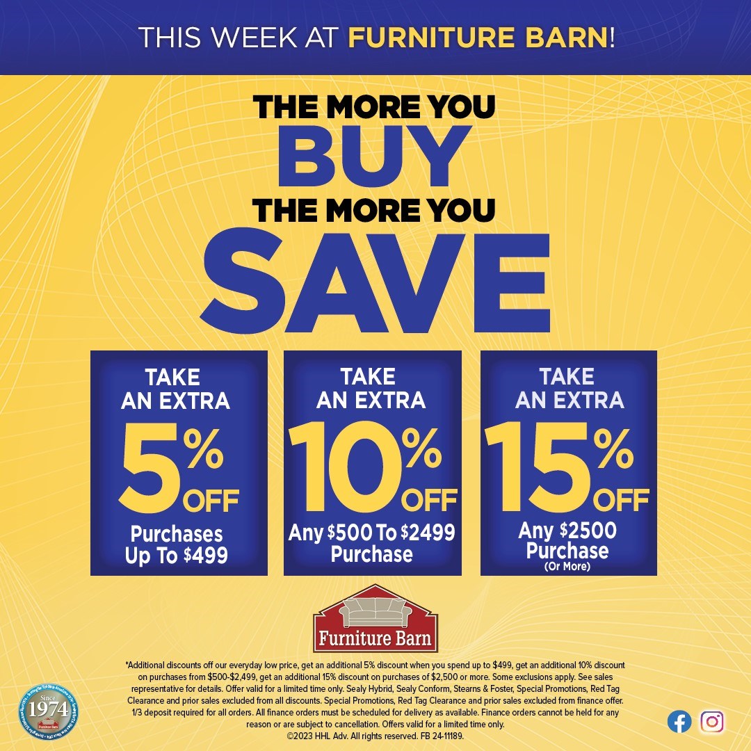 Furniture Deals | Furniture Barn | Pennsville, Bear, Newark, Hockessin