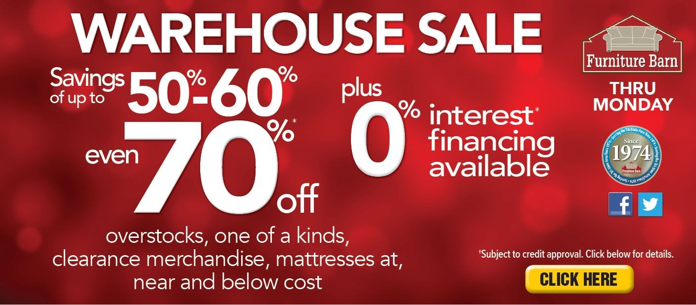 Furniture Barn Proudly serving Pennsville, Bear, Newark, Hockessin