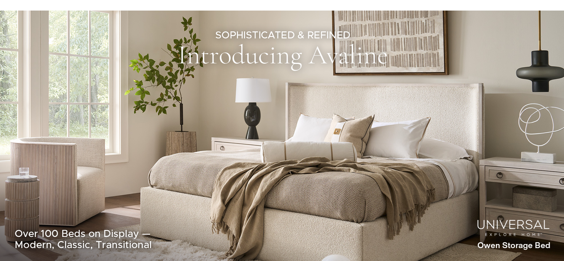 Universal Furniture, save $50 for every $500 you spend