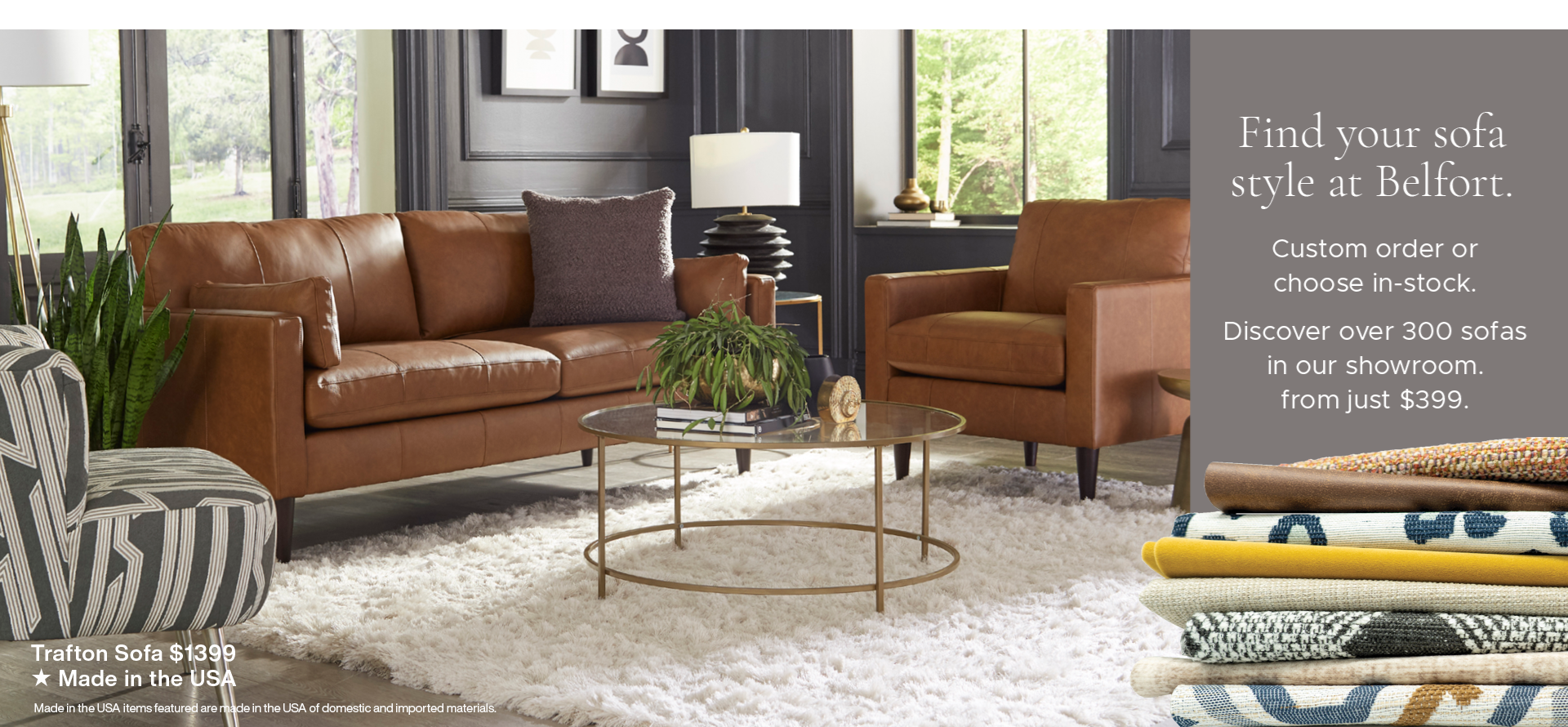 Shop over 300 sofas in-store, Washington's Largest Selection