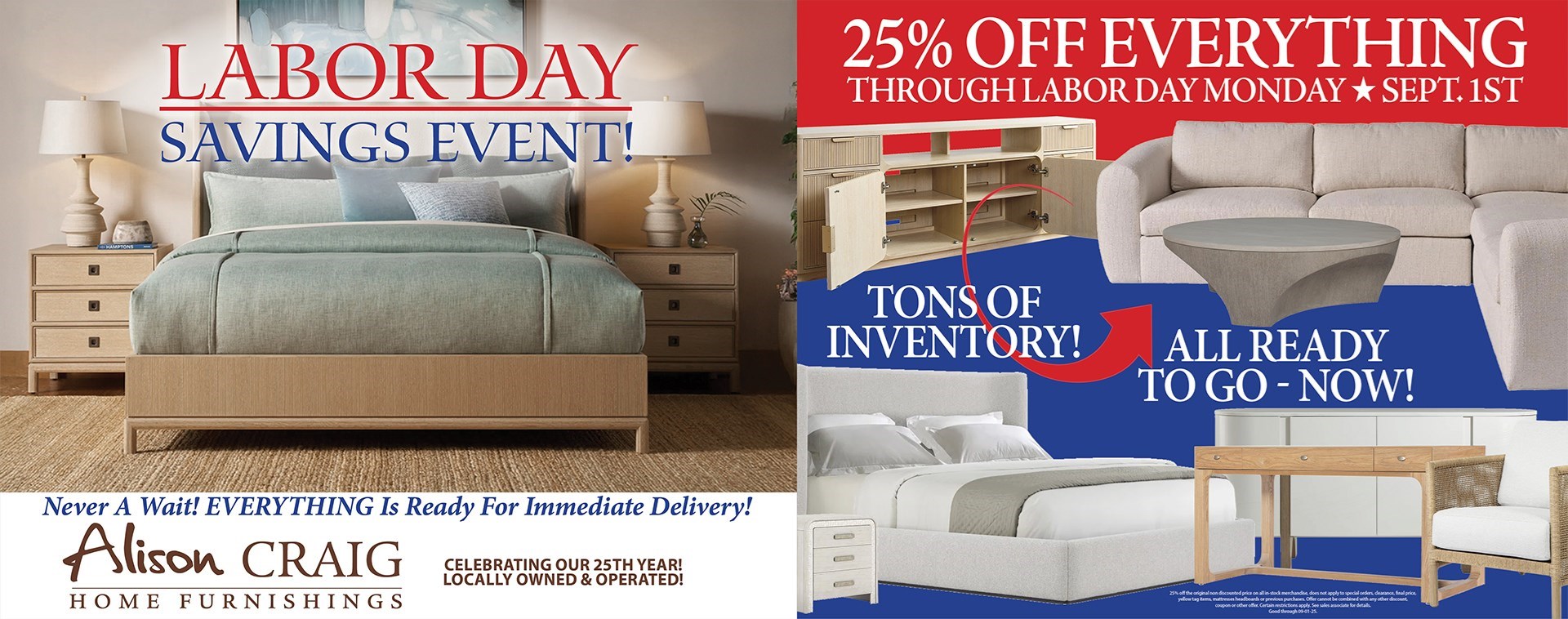 Labor Day 25% Off Everything!