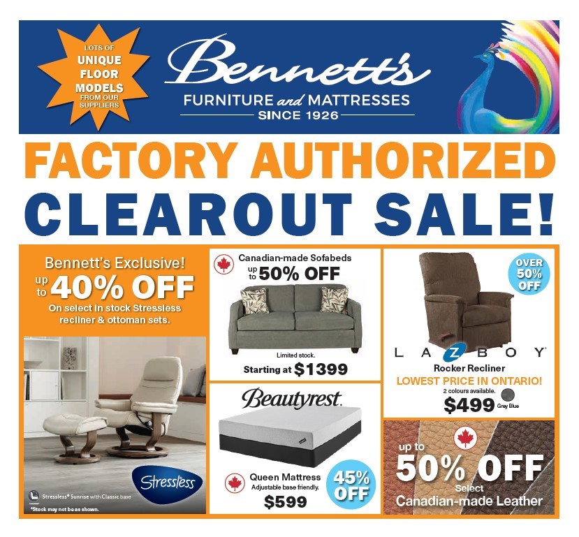 Furniture and Mattresses Peterborough, Campbellford