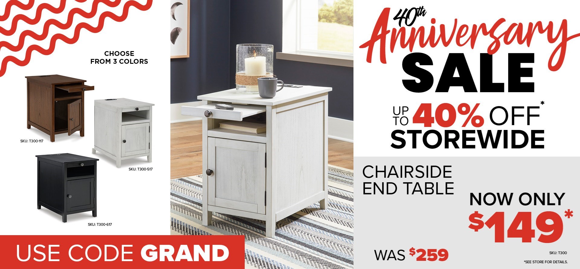 40 Anniversary Sale