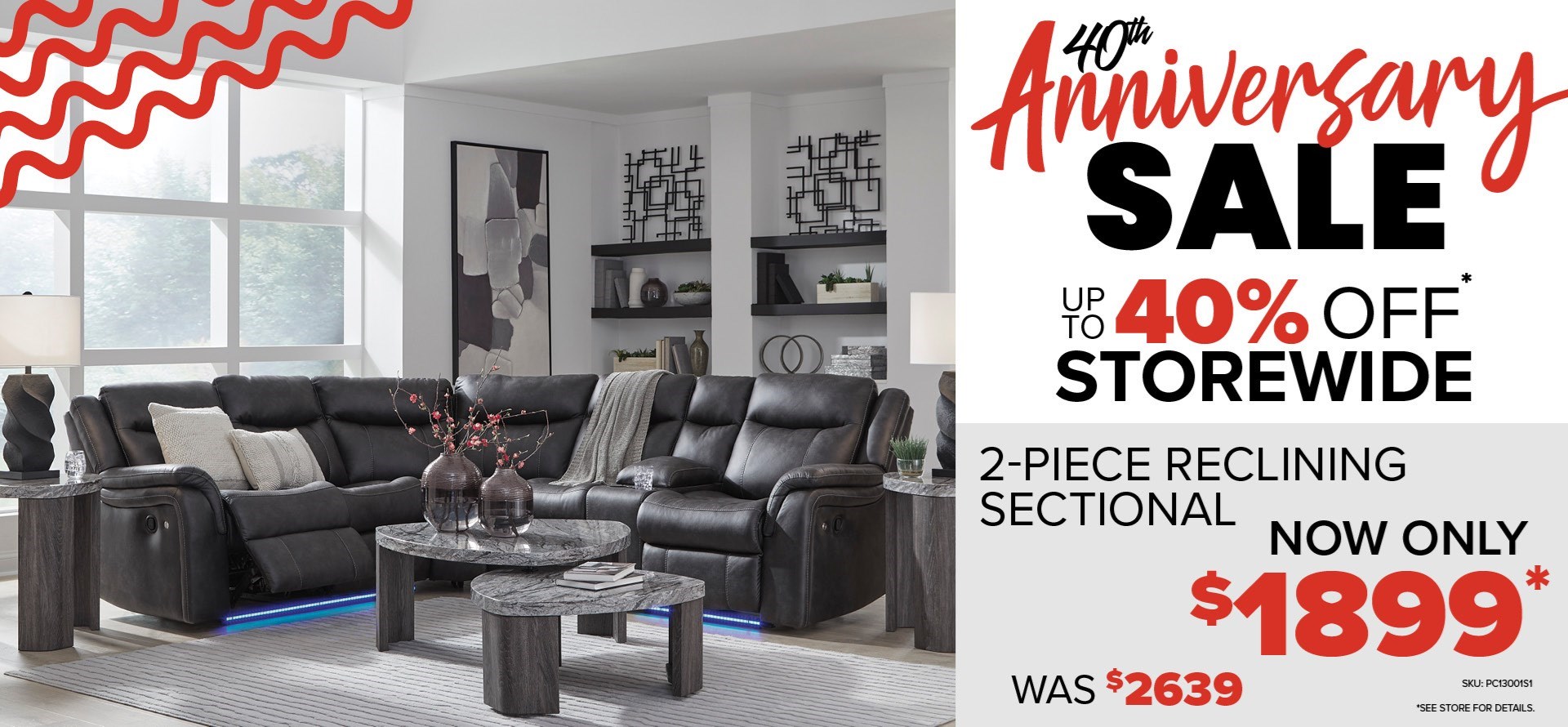 40 Anniversary Sale