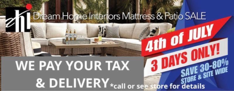 Dream Home Furniture Ming Kennesaw Alpharetta Marietta 4th Th Tax And Delibery
