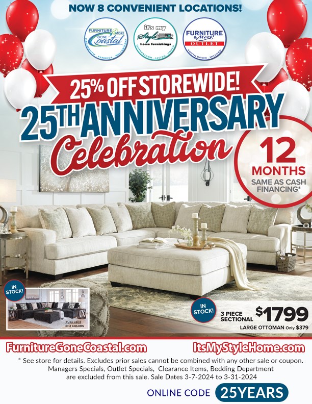 Furniture Deals & Discounts Rehoboth Beach, Fenwick Island, Dover