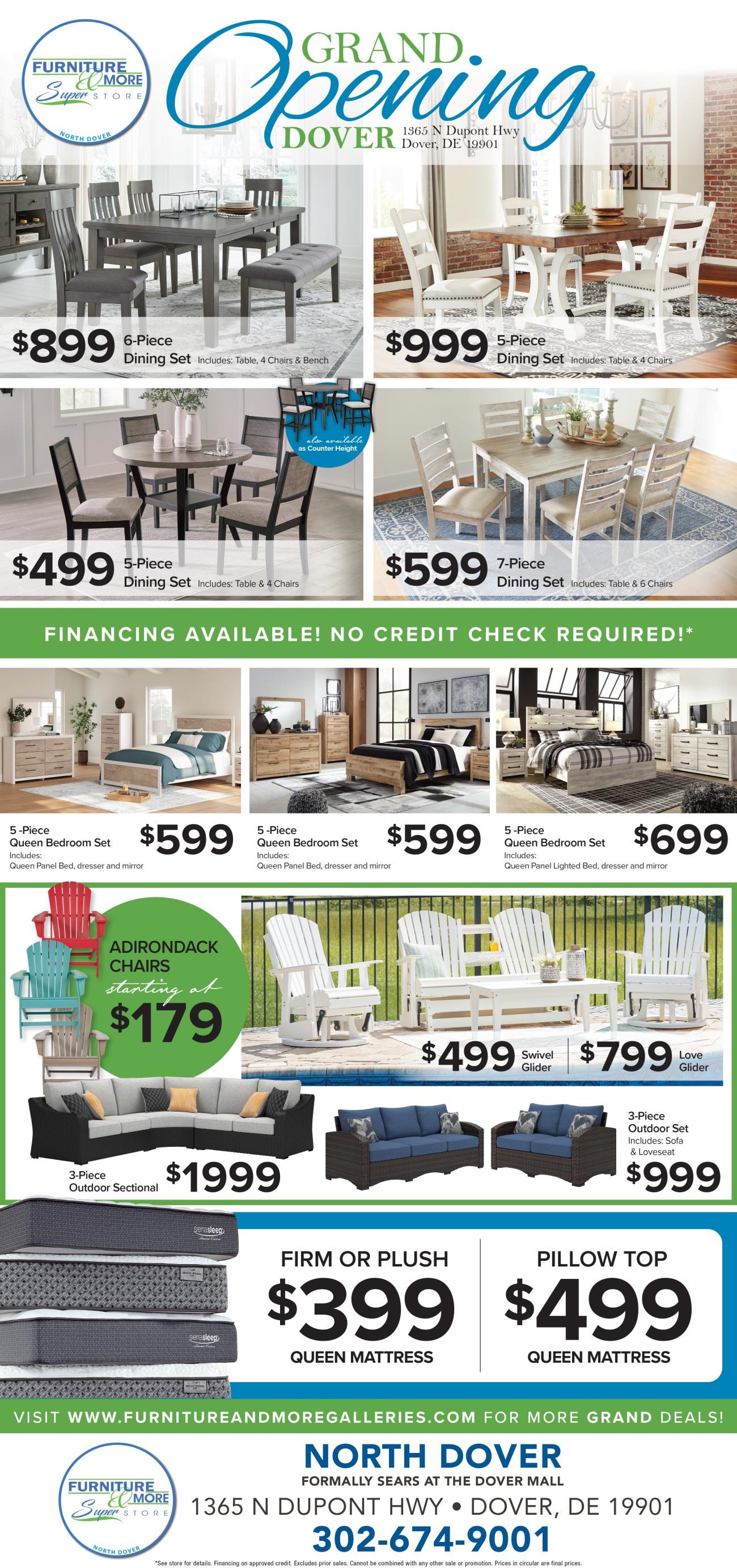 Furniture Deals & Discounts Rehoboth Beach, Fenwick Island, Dover, Queenstown, Easton, Milford