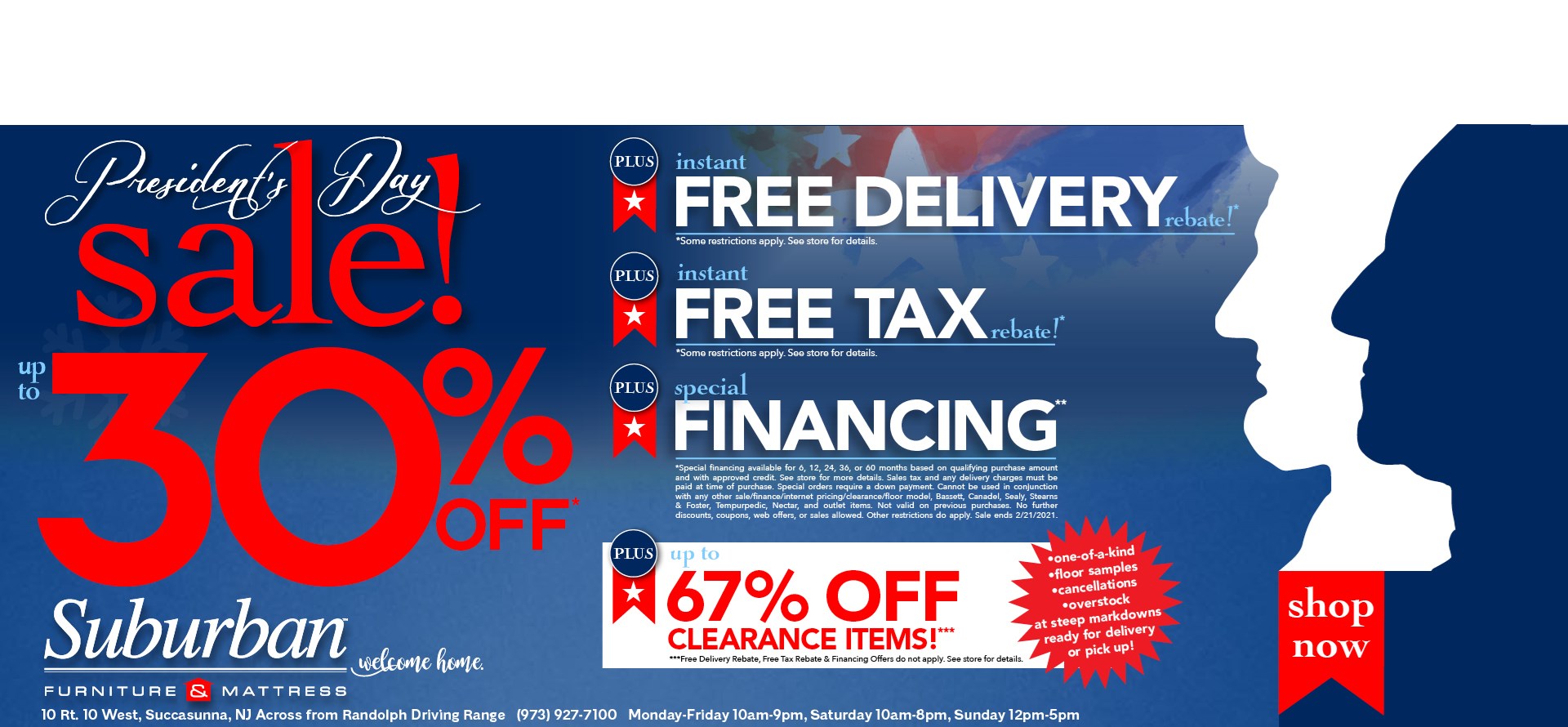 Suburban Furniture Succasunna, Randolph, Morristown, Flanders