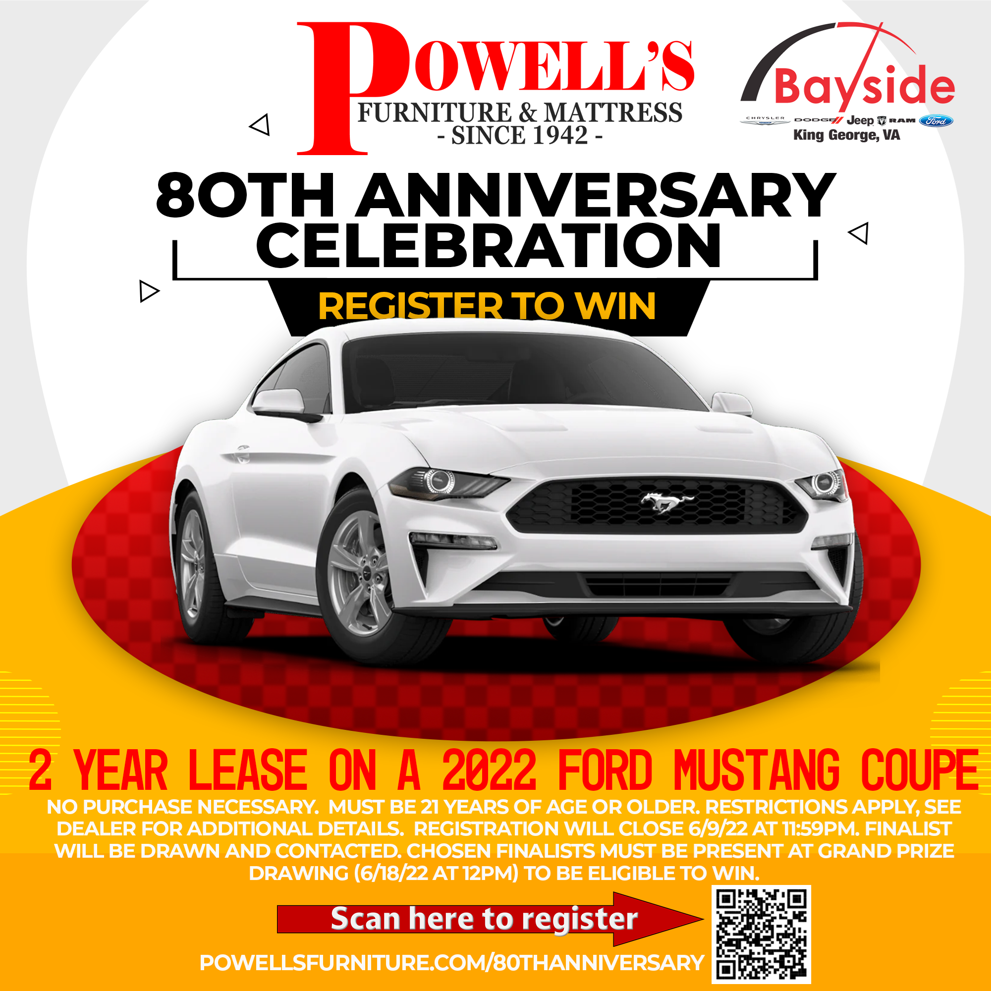 Powell's Furniture and Mattress Fredericksburg, Richmond, Charlottesville, Virginia and Maryland