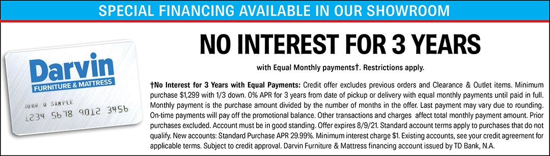Credit And Financing Orland Park Chicago IL Darvin Furniture