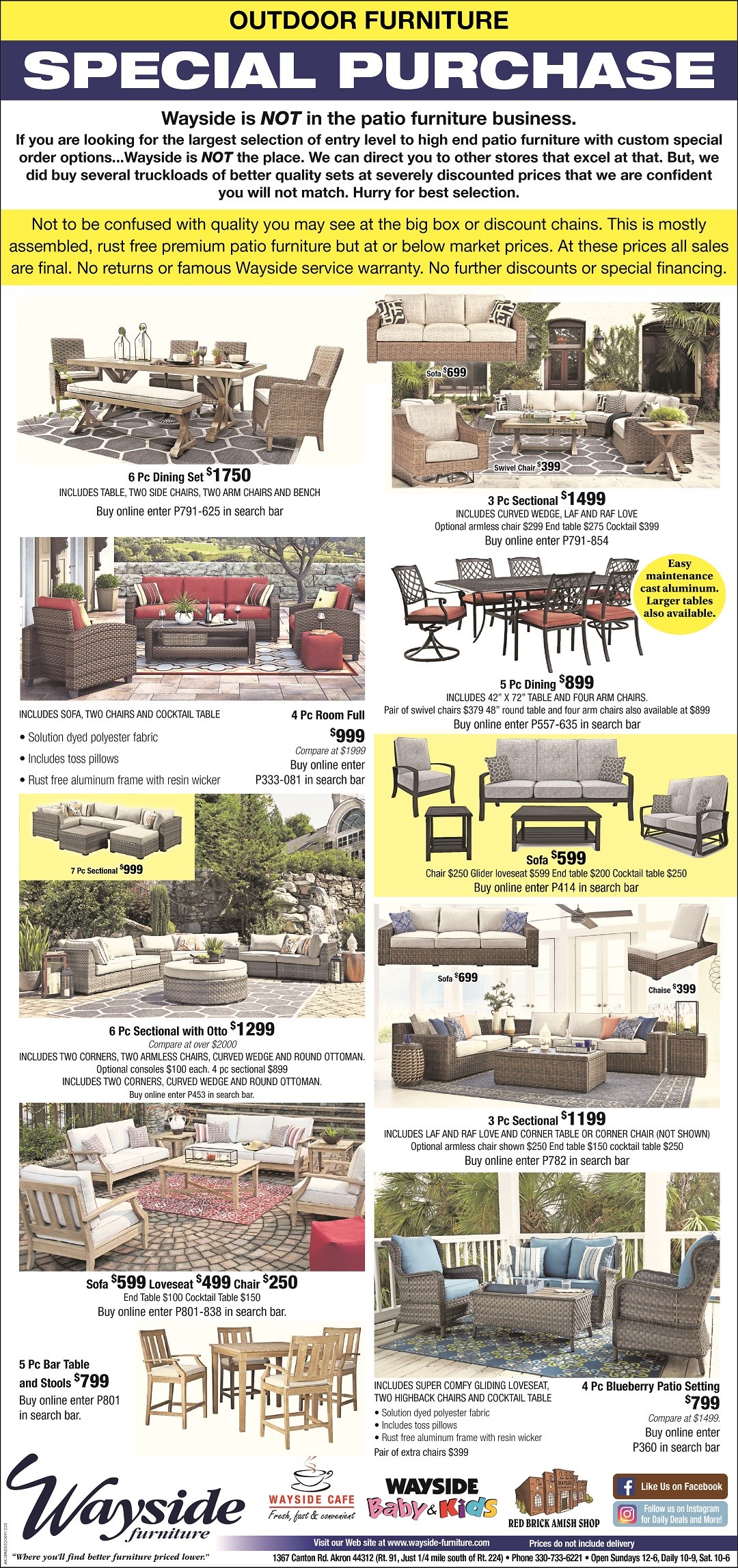 Furniture Deals Wayside Furniture Akron, Cleveland, Canton, Medina