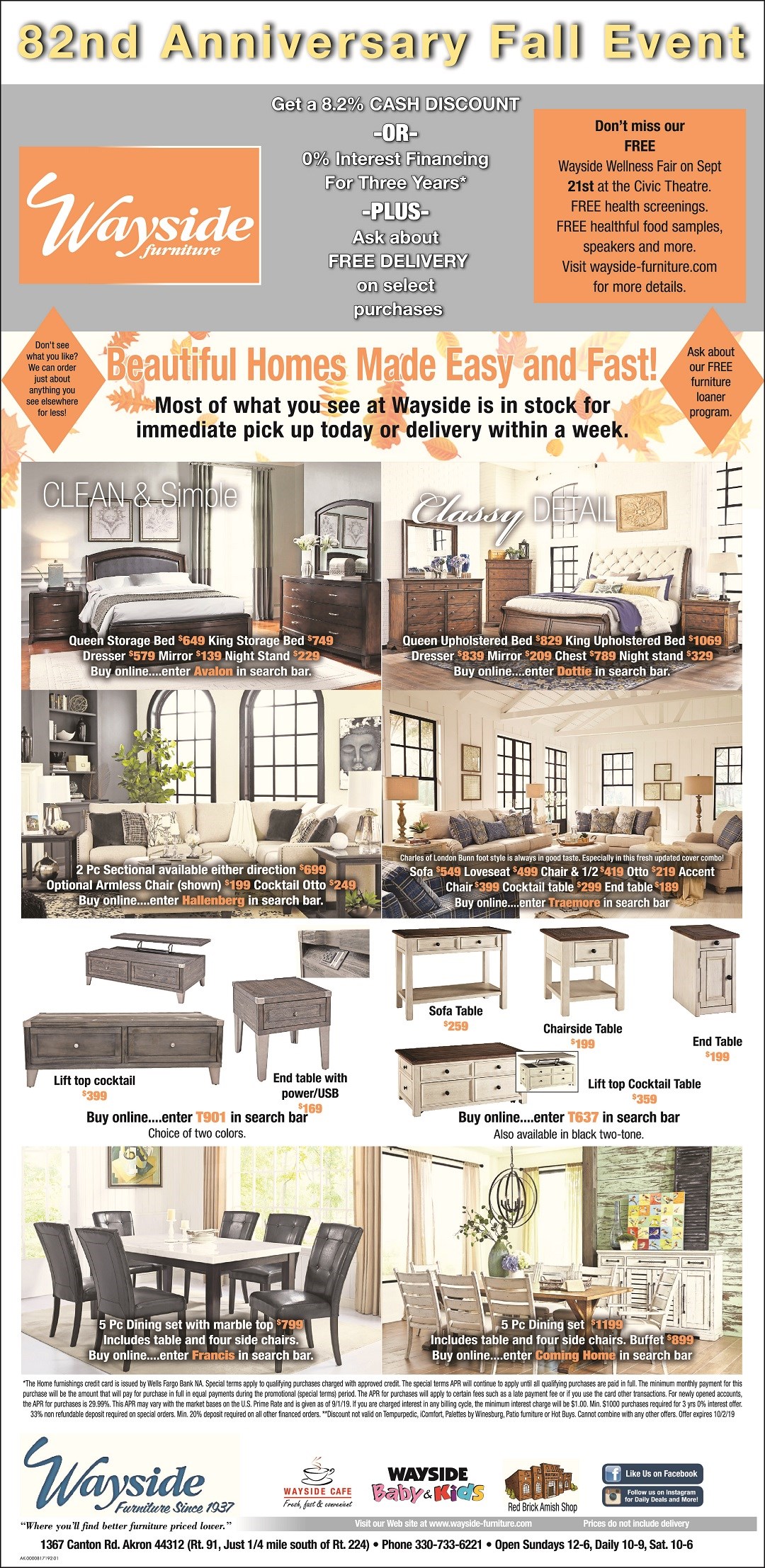 Furniture Deals Wayside Furniture Akron, Cleveland, Canton, Medina