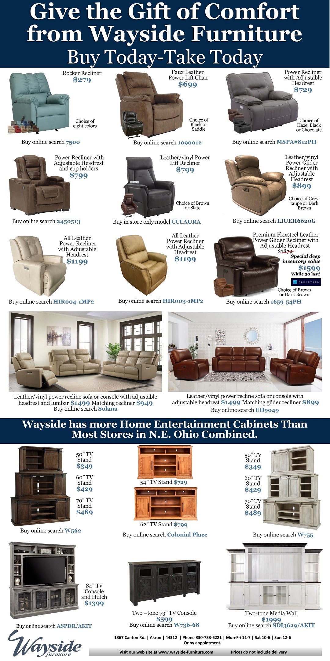 Furniture Deals Wayside Furniture Akron, Cleveland, Canton, Medina
