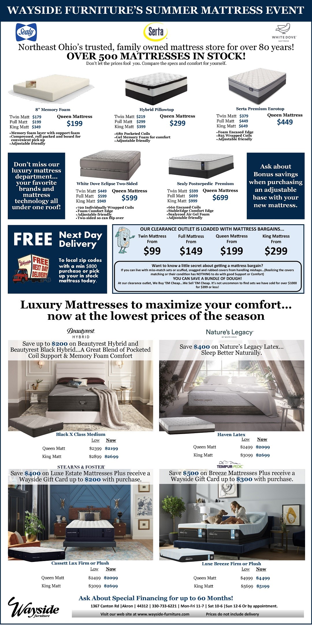 Furniture Deals Wayside Furniture Akron, Cleveland, Canton, Medina