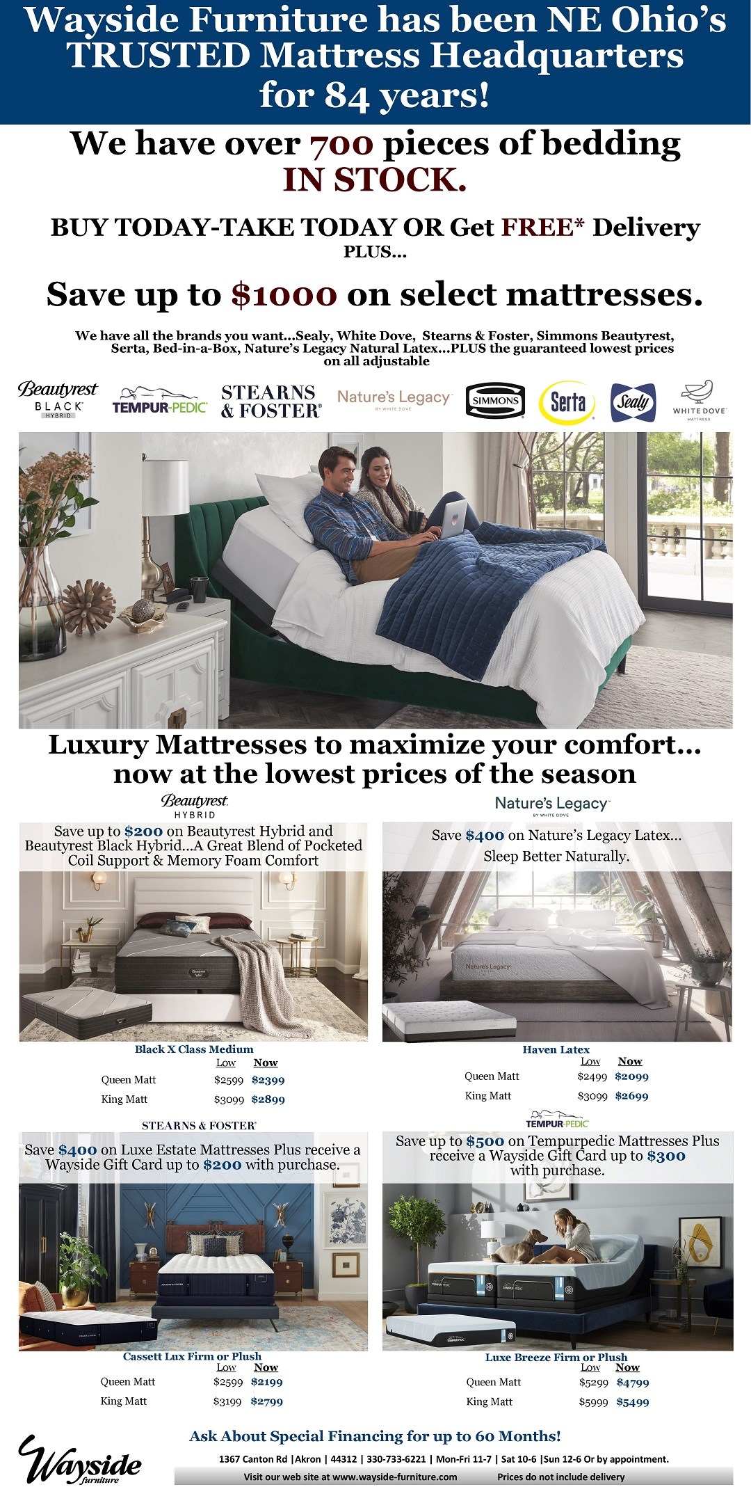 Furniture Deals Wayside Furniture Akron, Cleveland, Canton, Medina, Youngstown, Ohio