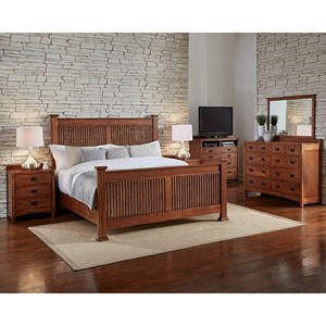 AAmerica Mission Hill California King Bedroom Group