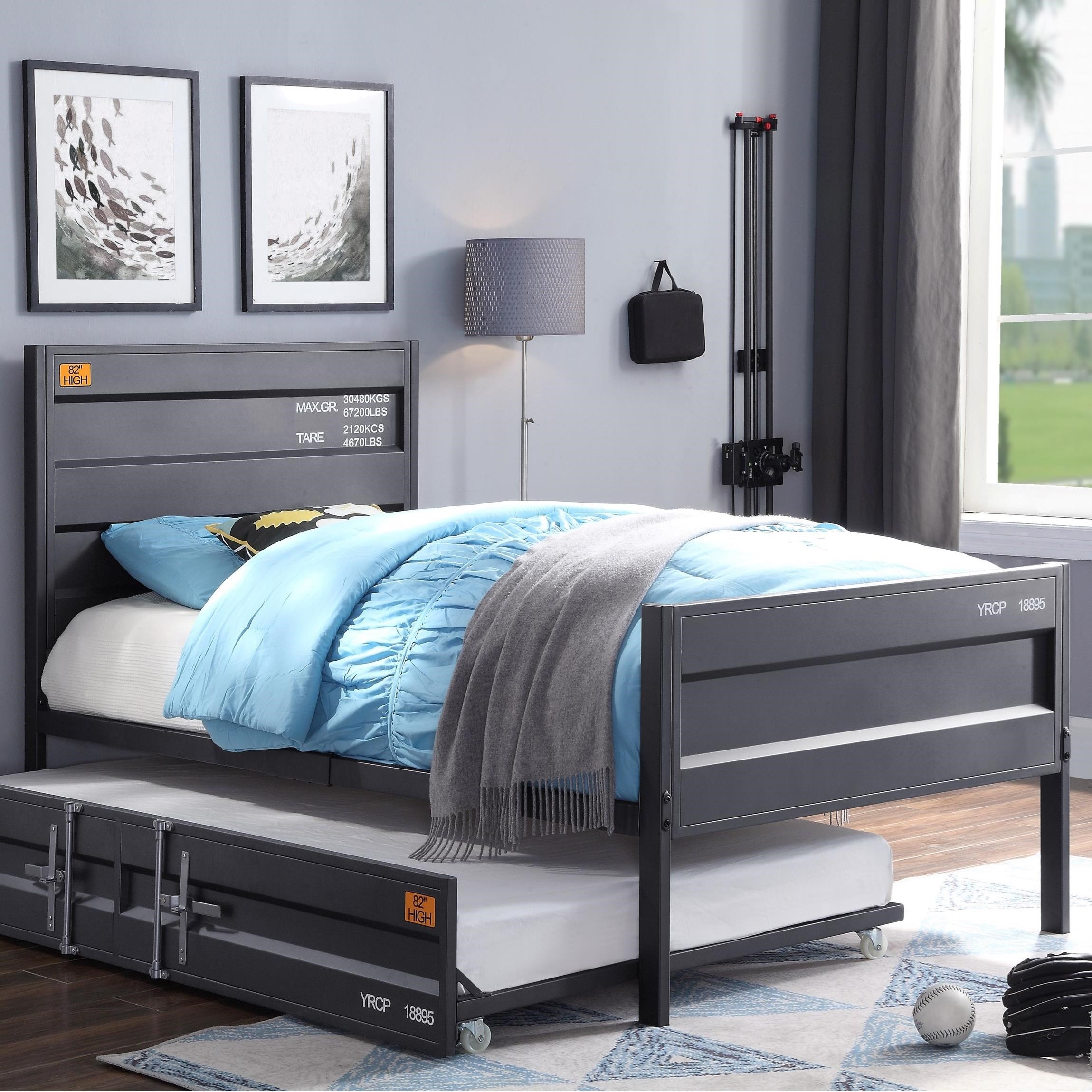 Acme Furniture Cargo 35920t Twin Bed And Liancemart Acme Furniture Cargo 35920t Twin Bed