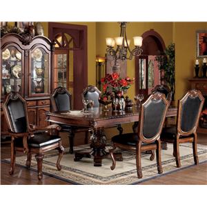 acme furniture chateau de ville round top counter height table acme furniture chateau de ville round top counter height table