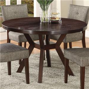 Acme Furniture Drake Espresso 16250 Modern Dining Table With Round Acme Furniture Drake Espresso 16250 Modern Dining Table With Round Top And Splayed Leg Base Super Nm Kitchen