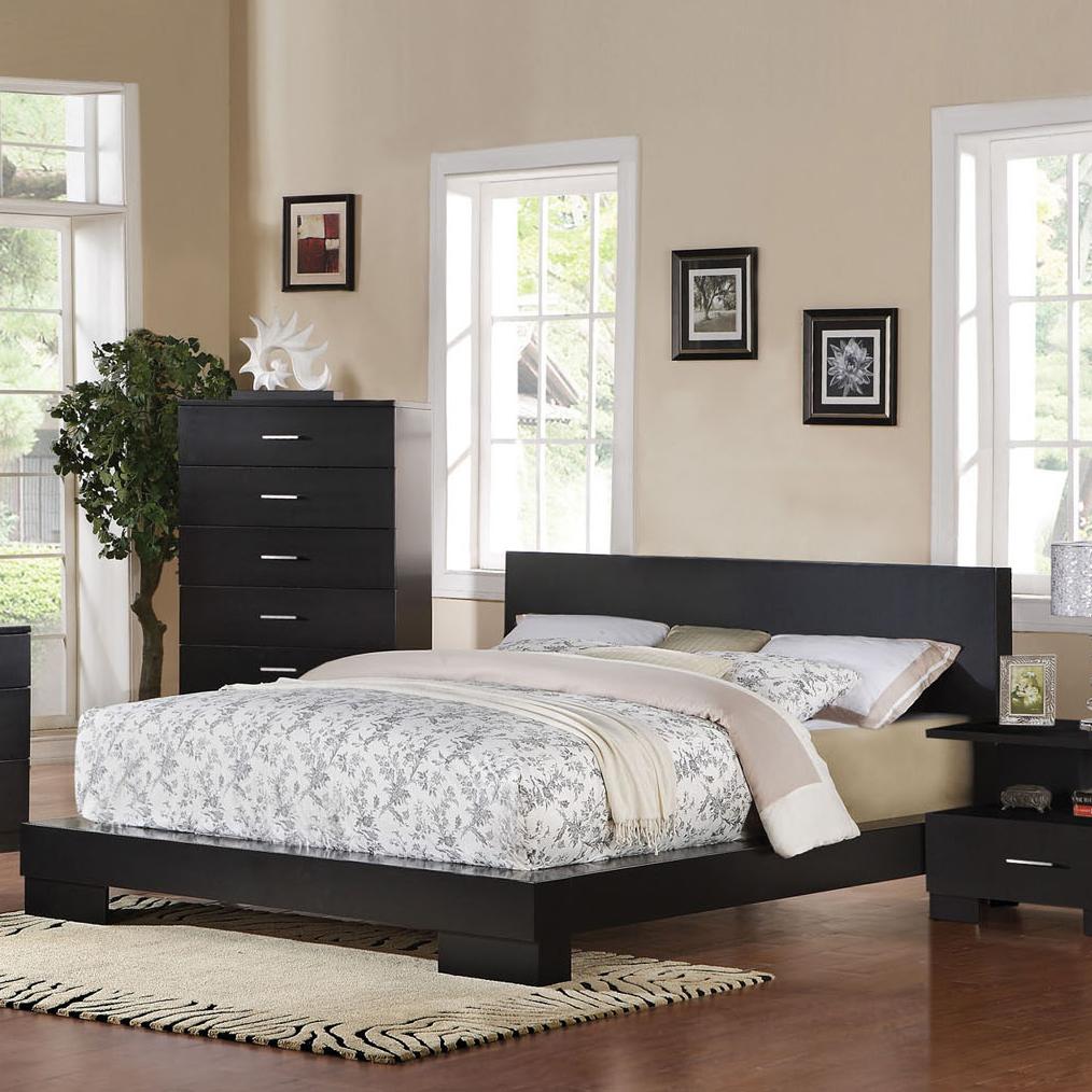 Acme Furniture London 20060Q Contemporary Platform Queen Bed Del Sol