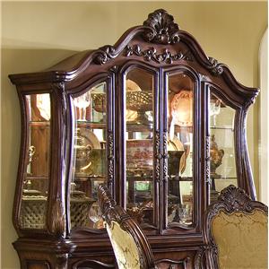 Michael Amini Chateau Beauvais China Cabinet Glass Hutch