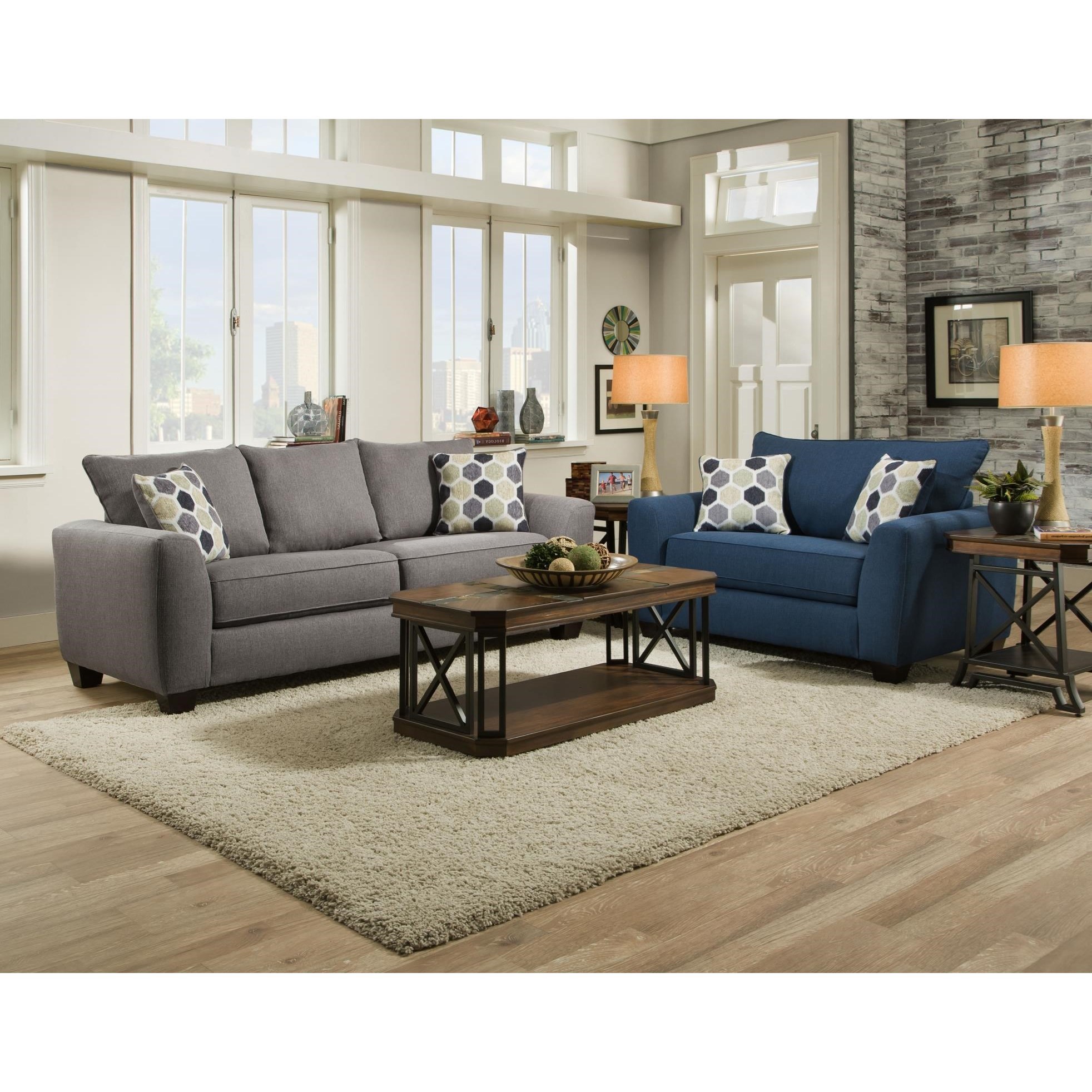 Albany 0416 Queen Sofa Sleeper with Track Arms A1 Furniture