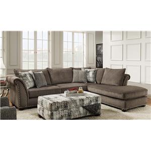 Albany Sectionals Furniturewebsite Stylish Quality Albany 390 Two Piece Sectional