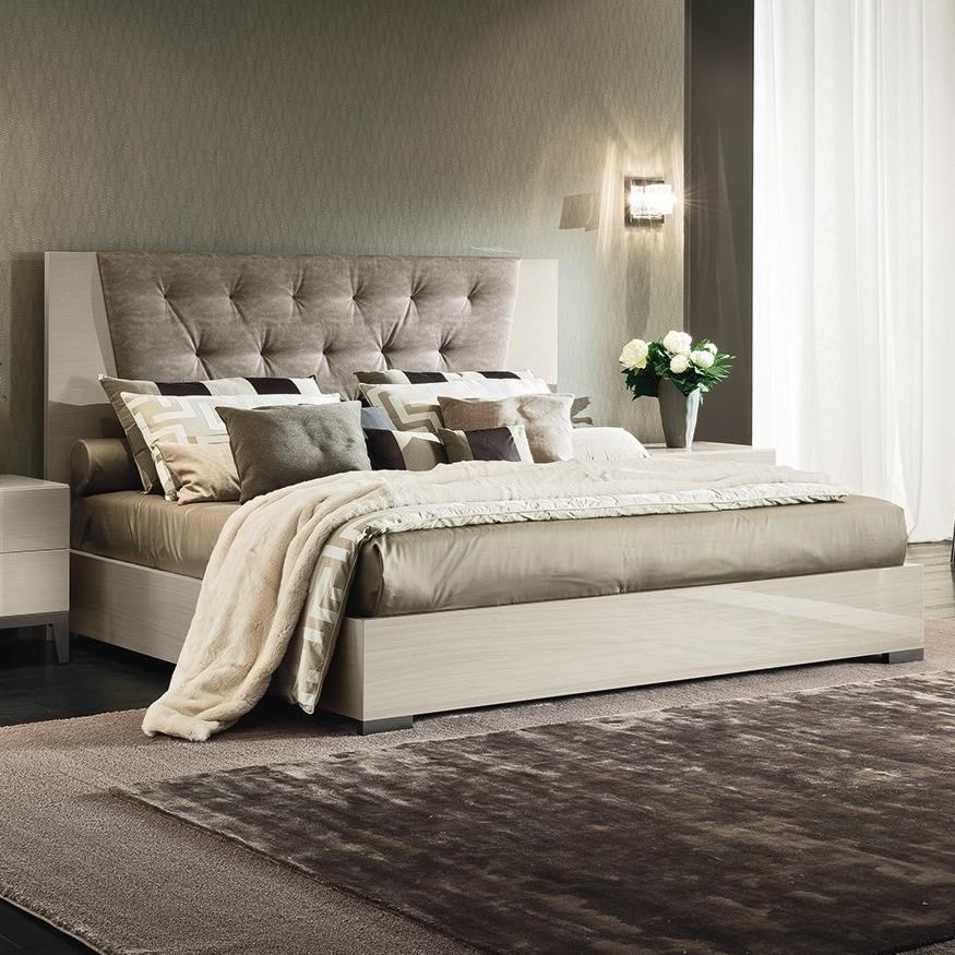 Alf Italia Mont Blanc Queen Upholstered Bed | Stoney Creek ...