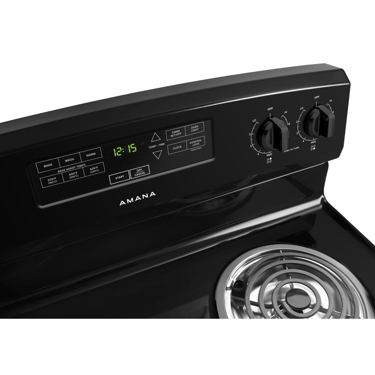 Amana ACR4303MFB30inch Amana® Electric Range with Bake Assist Temps