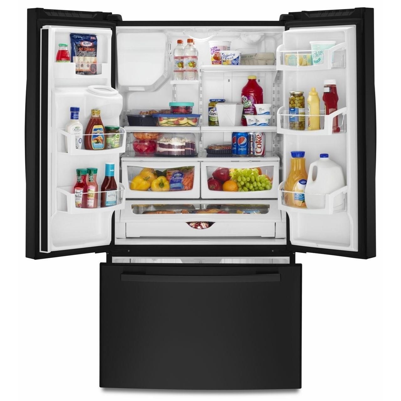Amana AFI2539ERB36inch Wide French Door Bottom Freezer Refrigerator