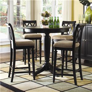 American Drew Camden Dark 42 Round Bar Height Table Wayside American Drew Camden Dark 42