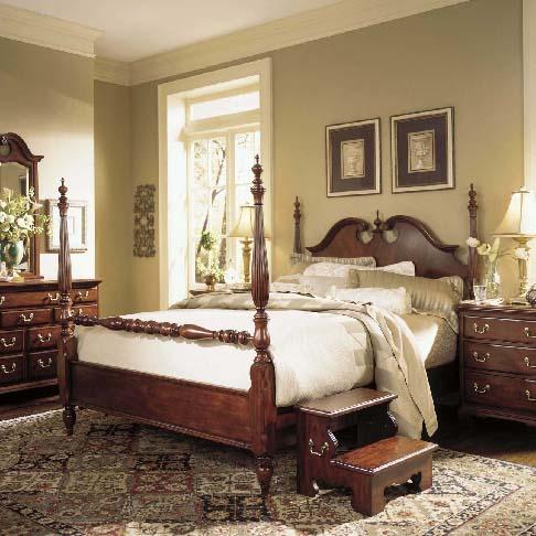 cherry grove 45th king low poster bed by american drew cherry grove 45th king low poster bed by american drew