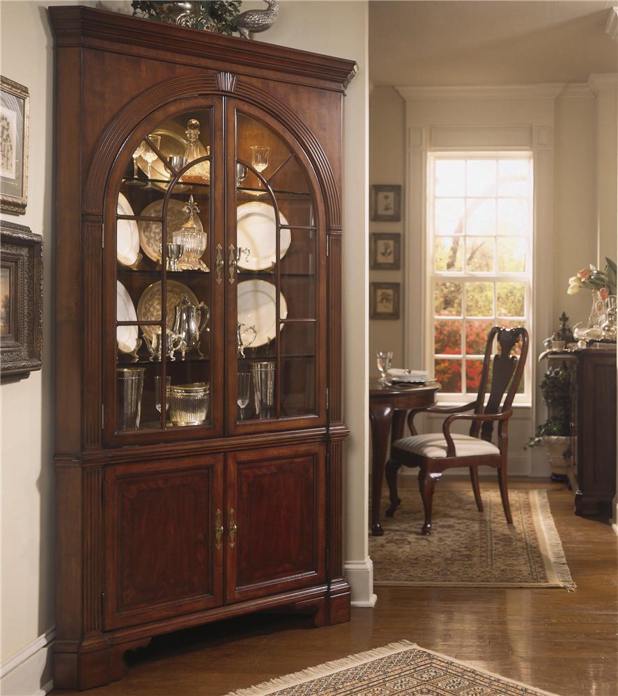 American Drew Cherry Grove 45th Traditional Corner China Cabinet Cherry Grove 45th Traditional Corner China Cabinet By American Drew
