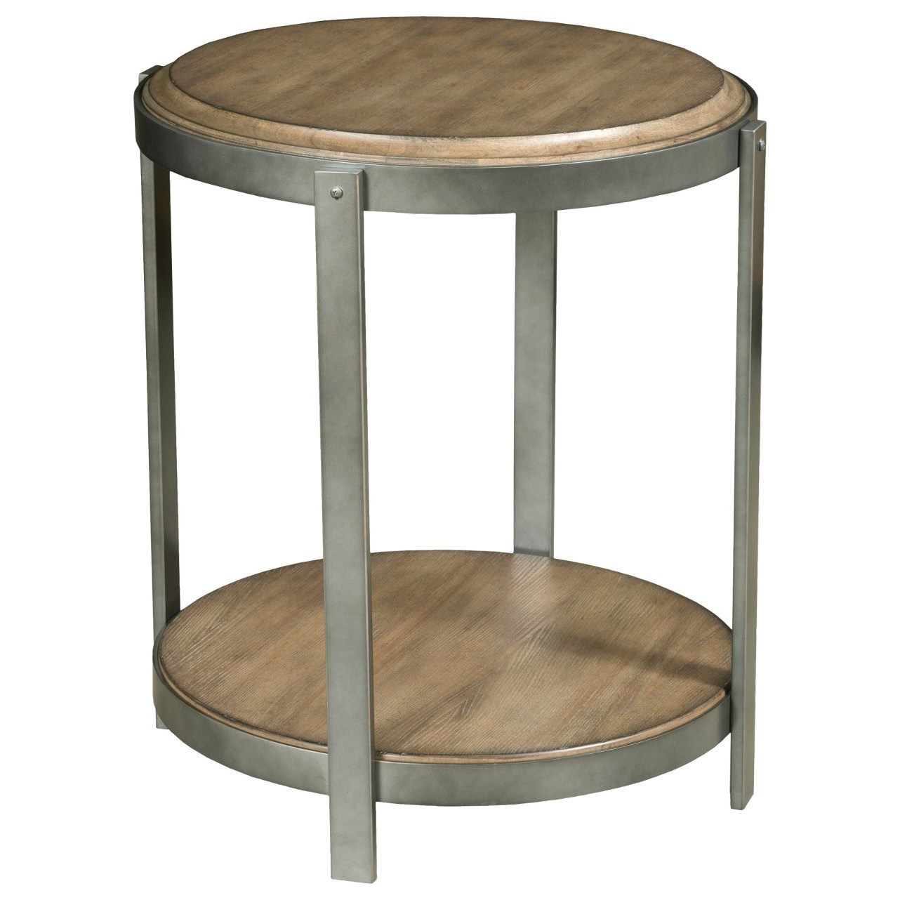 American Drew EVOKE Round Accent Table with Shelf | Jacksonville ...