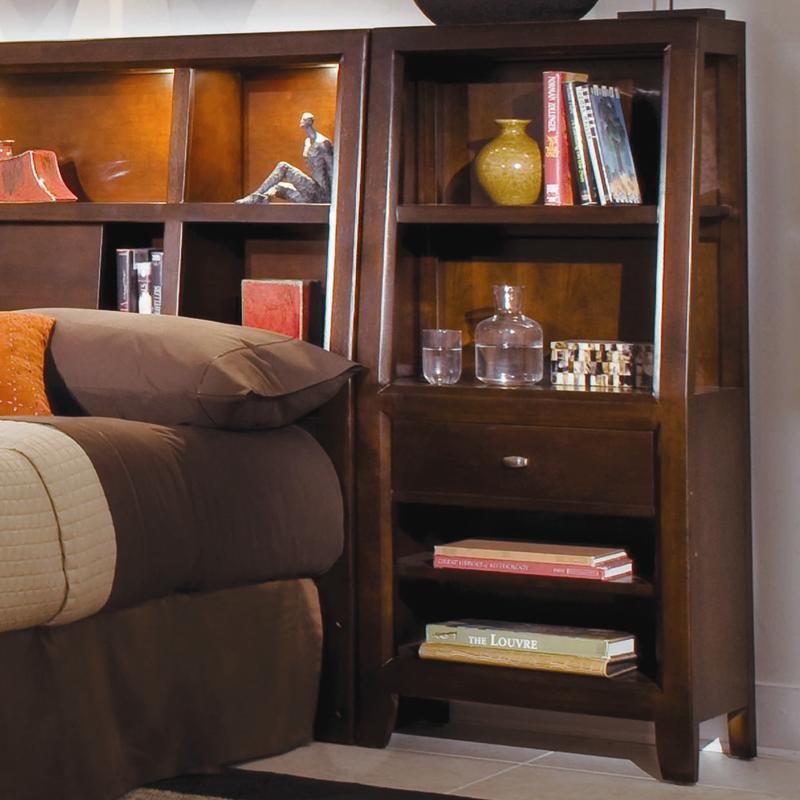 American Drew Tribecca 912 402 Bookcase Nightstand Hudson S American Drew Tribecca Bookcase Nightstand Item Number 912 402