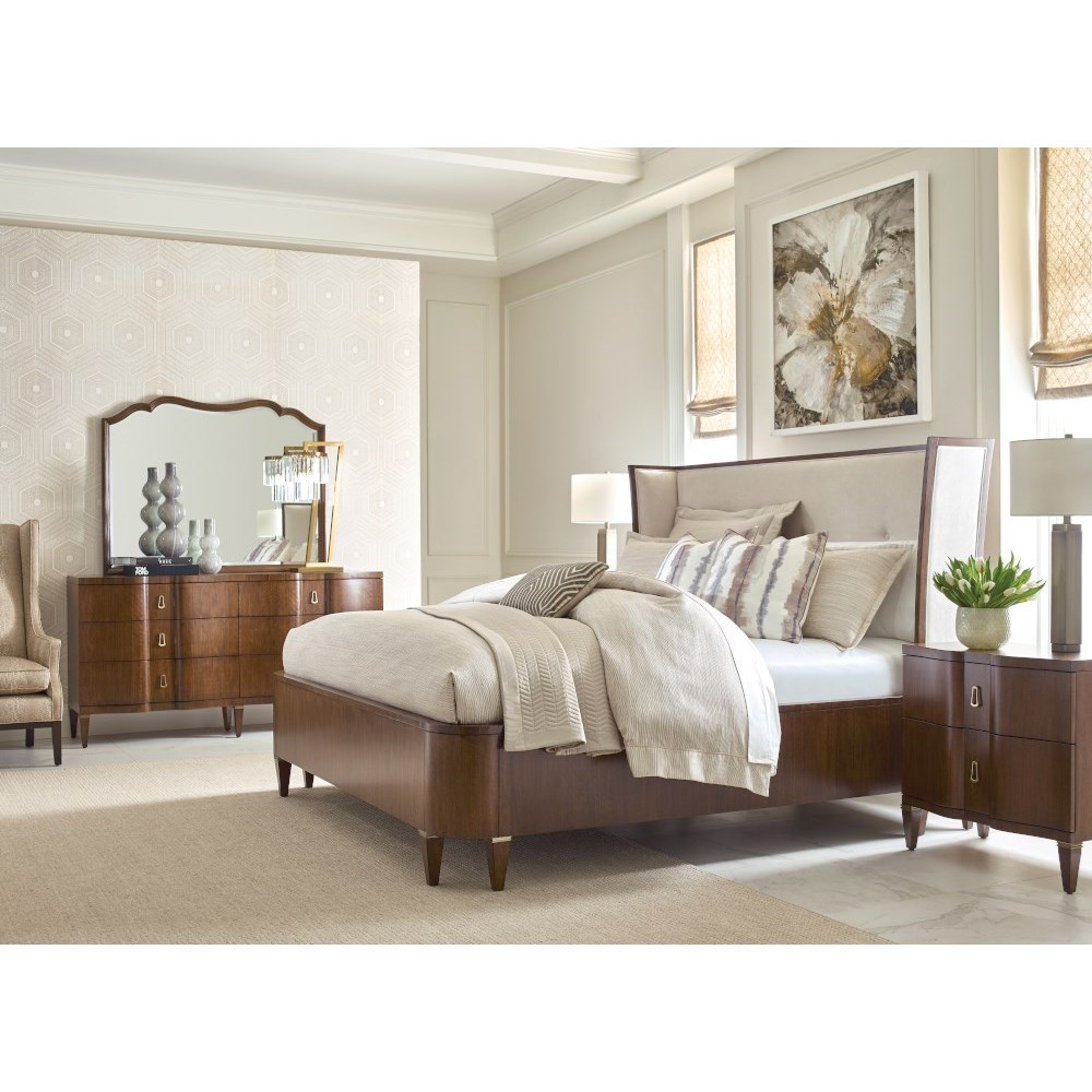 American Drew Vantage Queen Bedroom Group | Suburban ...