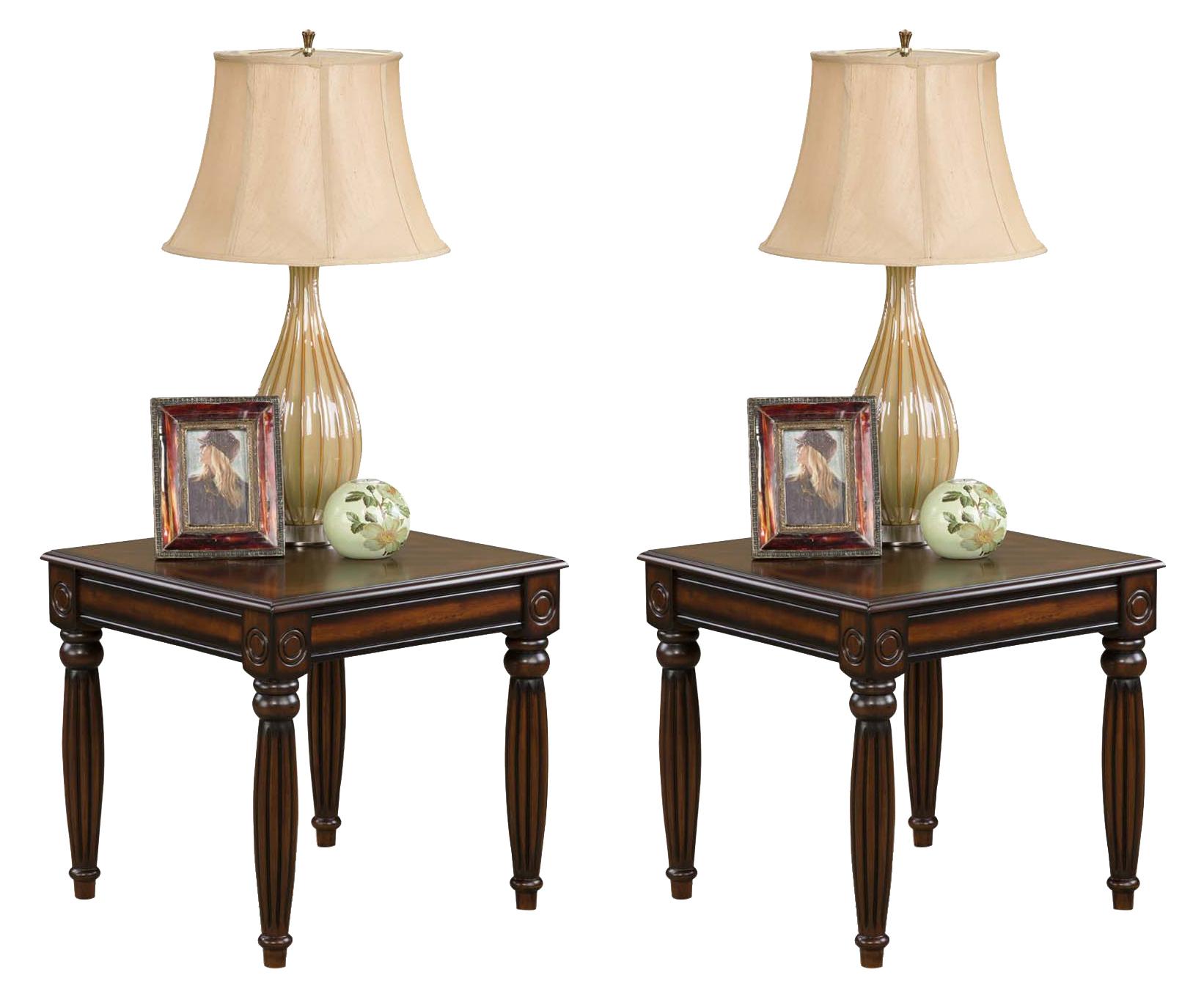 American Furniture 565 Tables 2 Pack End Table for use in Elegant