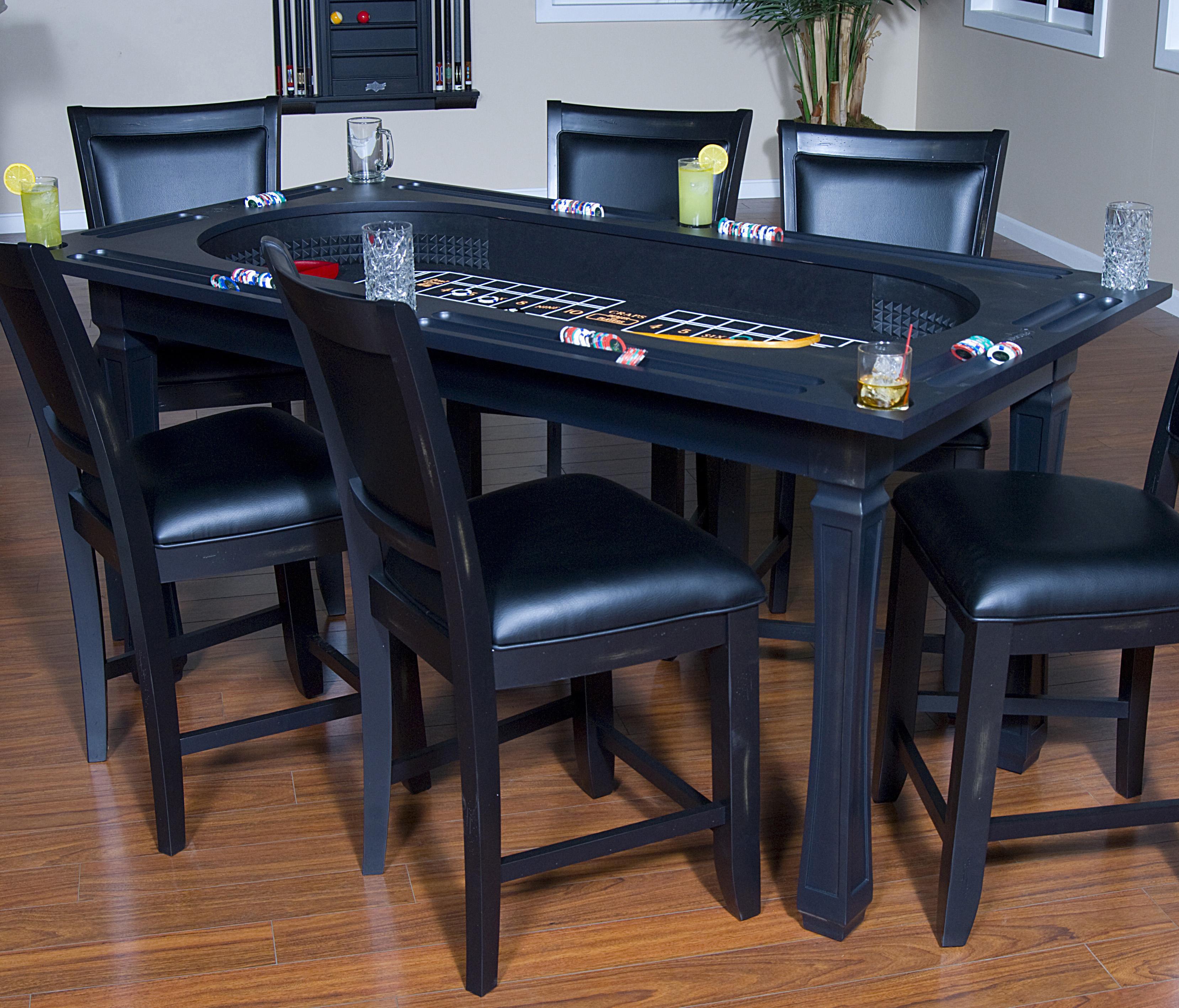 American Heritage Billiards Burlington High Tops Craps Table Becker