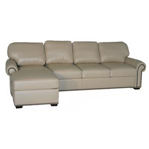 American Leather At Baer S Furniture Ft Lauderdale Myers Sectionals By American Leather Traditional 2 Piece Sectional Sofa With Chaise
